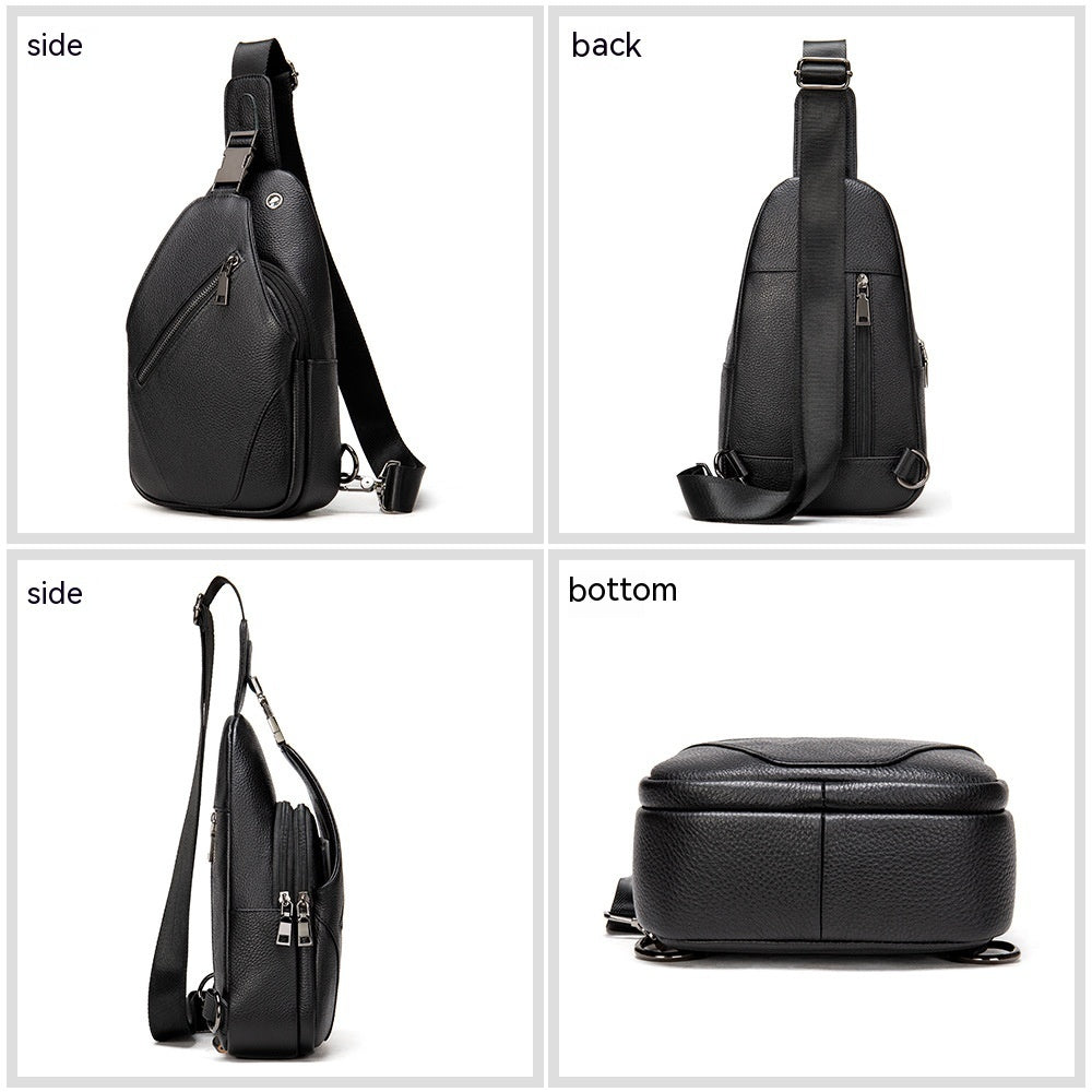 Authentic Leather All-match Crossbody Bag