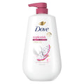 Dove Body Wash Replenish Dragon Fruit and Coconut Cream For 24hr Lotion-Soft Skin Moisturizing Skin Cleanser with No Sulfates No Parabens 30.6 oz