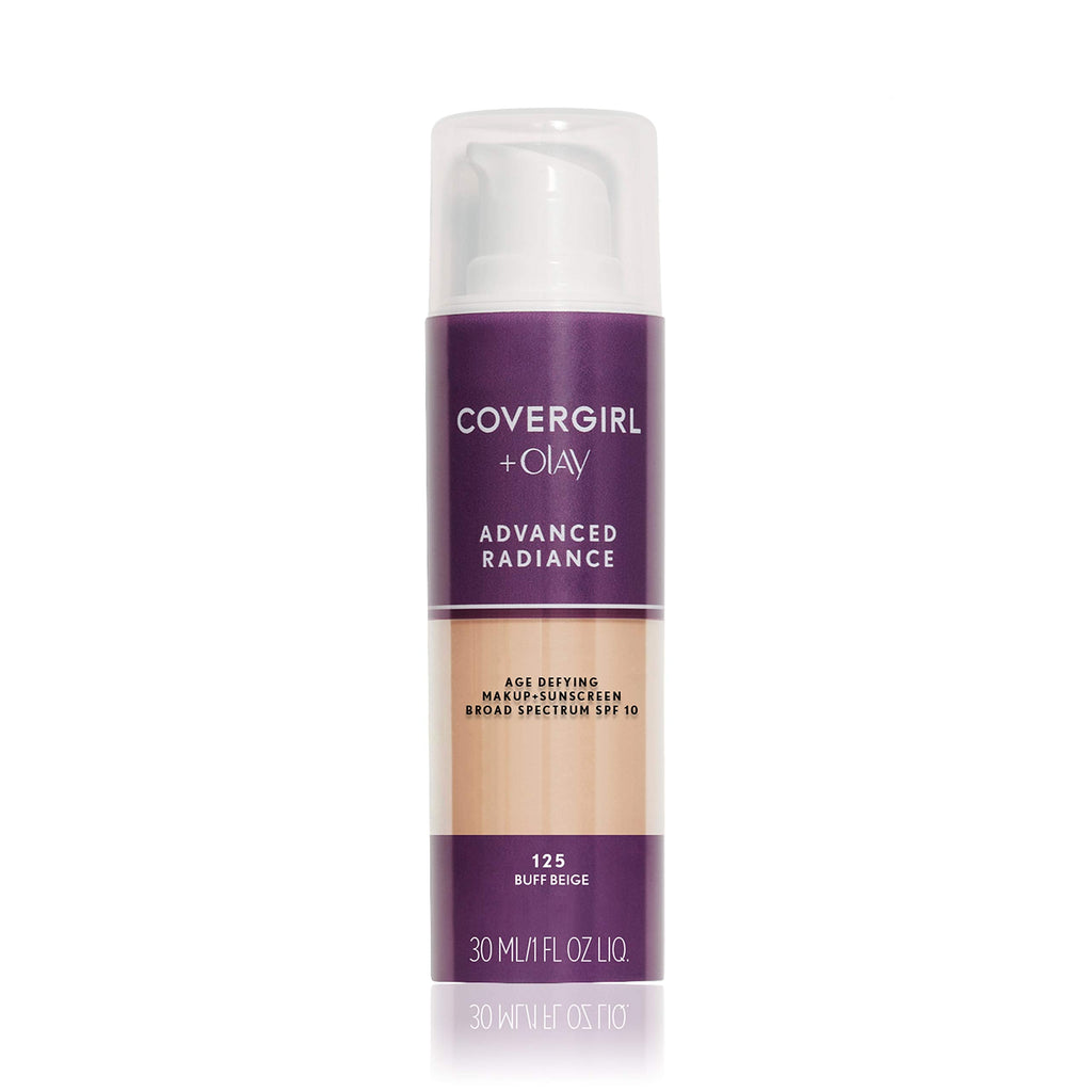 COVERGIRL Advanced Radiance Age-Defying Foundation Makeup, Classic Beige, 1 oz (Packaging May Vary)