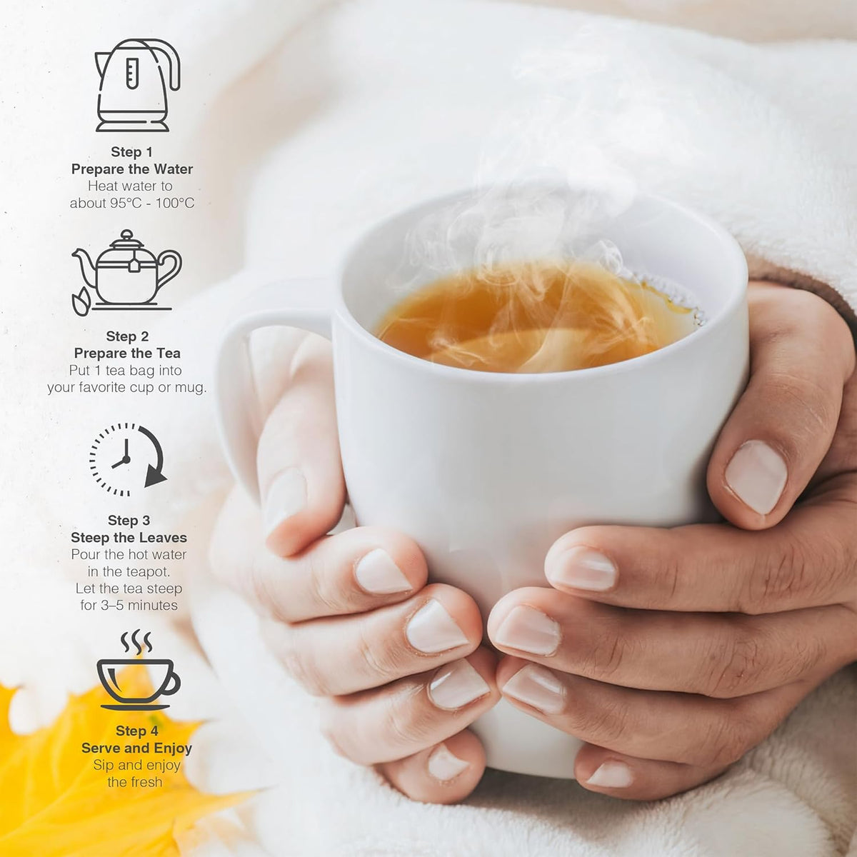 Premium Daily Rescue Lemon Ginger Tea Bags