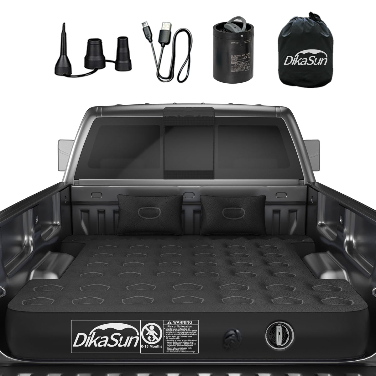 DikaSun Ford  5.5-5.8ft | 6-6.5'  Truck Bed Air Mattress