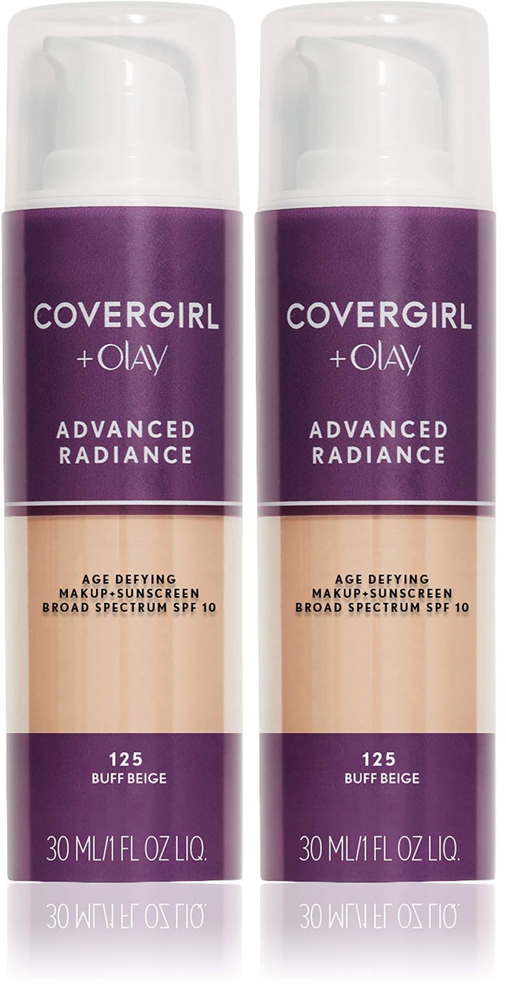 COVERGIRL Advanced Radiance Age-Defying Foundation Makeup, Classic Beige, 1 oz (Packaging May Vary)