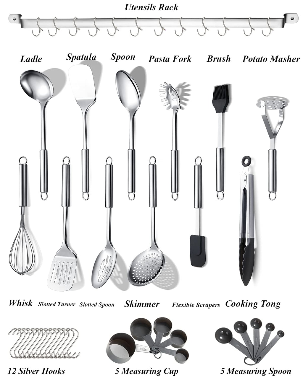 Berglander 38 Pieces Cooking Utensils Set