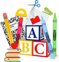 14 Pcs Giant Back to School Party Decorations ABC Alphabet Party Favor Box Large Inflatable Pencil Crayon for Celebration Back to School Birthday Decoration