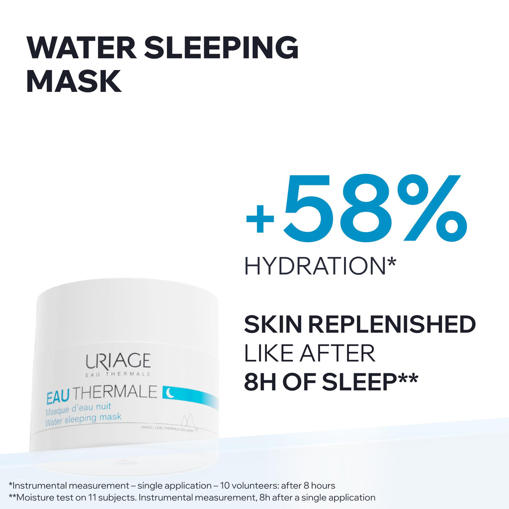 Uriage Eau Thermal Sleeping Mask - Hydrating Night Mask with Thermal Water