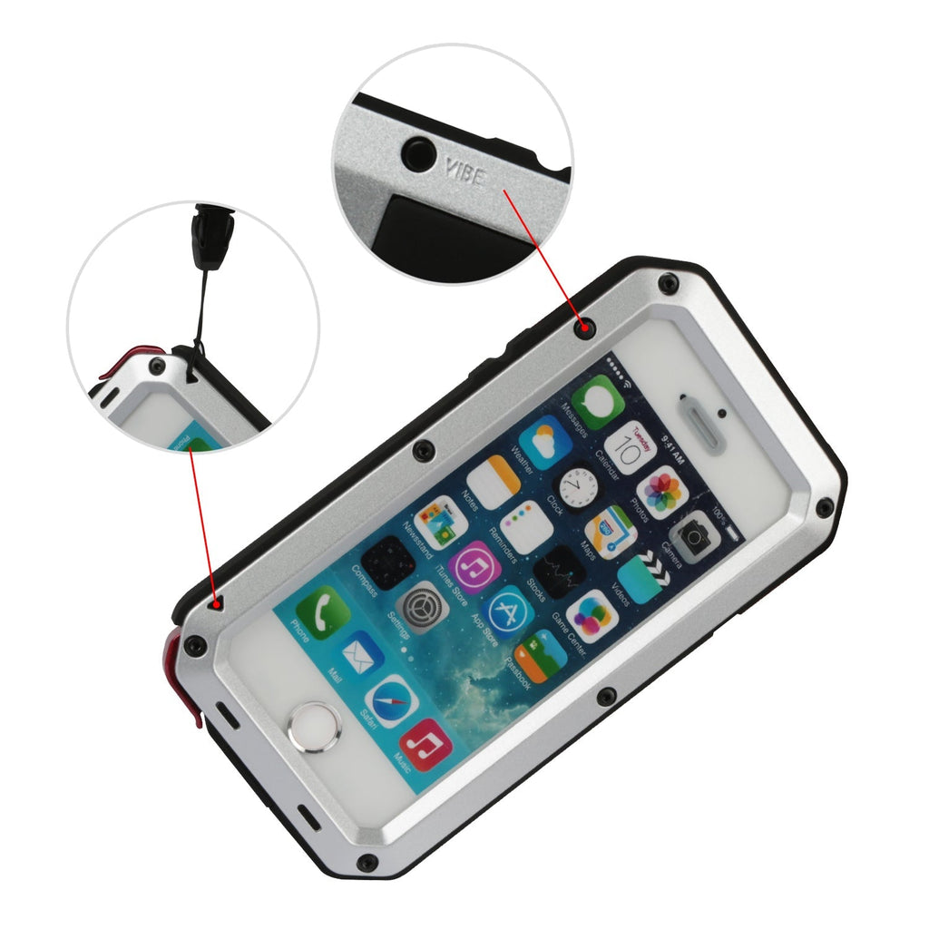 Rugged Shock-Resistant Hybrid Full Cover Case For iPhone 6 Plus