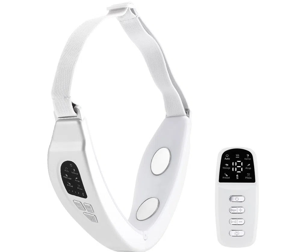 EMS Color Light Facial Slimming Device Microcurrent Facial Beauty Device Massage Hot compress V face
