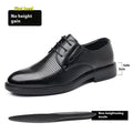 Men's Hollow-out Height Increasing Leather Shoes