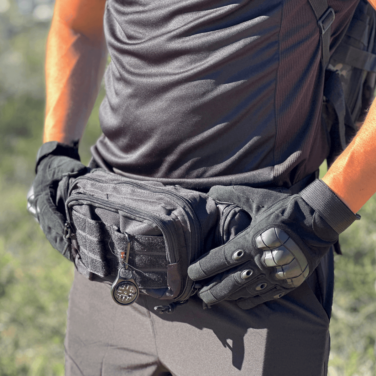 JupiterGear Tactical Military Airsoft Gloves for Outdoor Sports, Paintball, and Motorcycling with Touchscreen Fingertip Capability