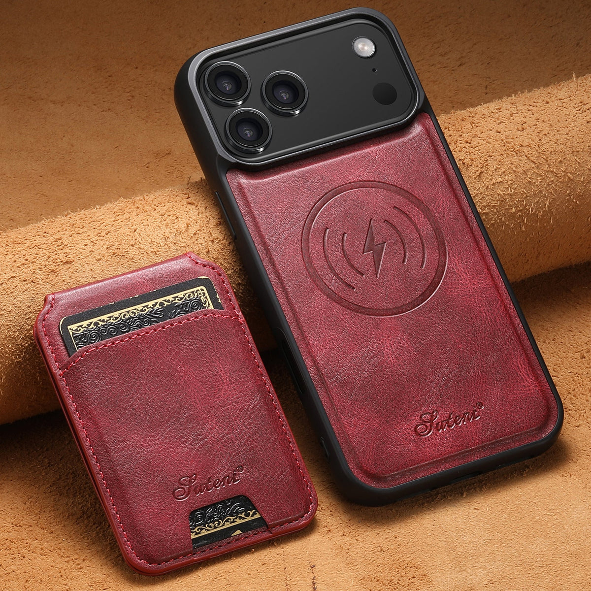 Magnetic Card Holder Two-in-one Wireless Charging Phone Case