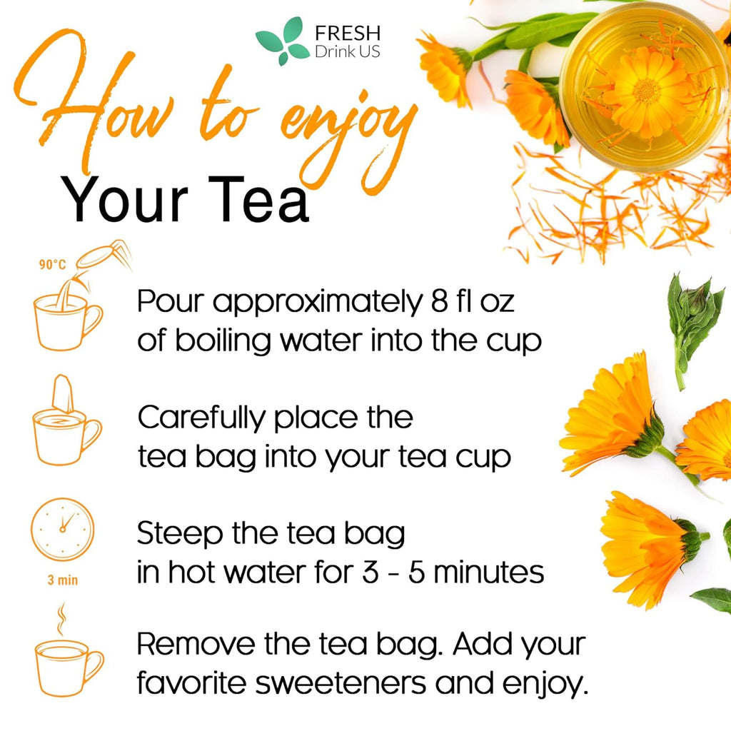 Calendula Flower Herbal Tea Bags