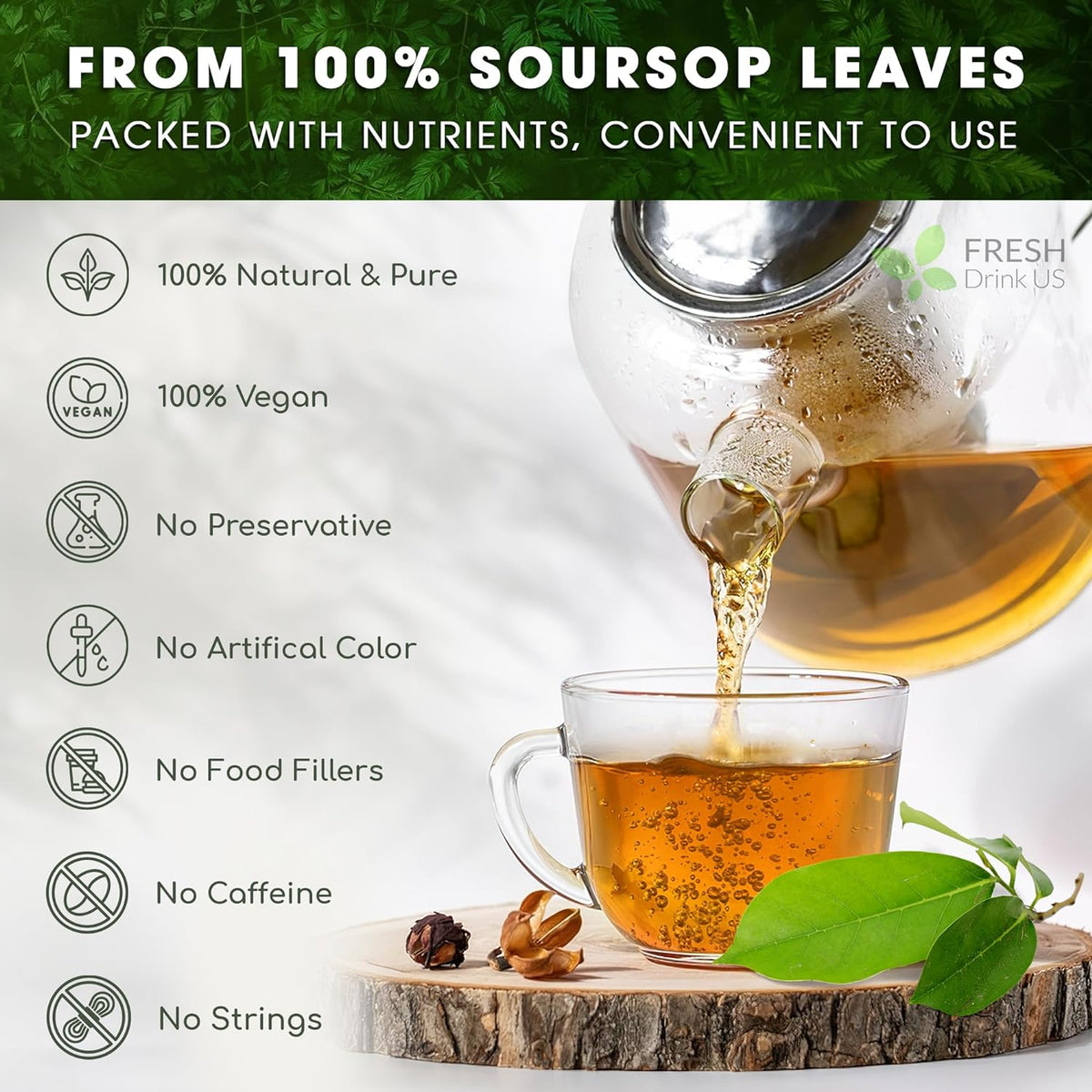 Soursop (Graviola) Leaf Tea Bags