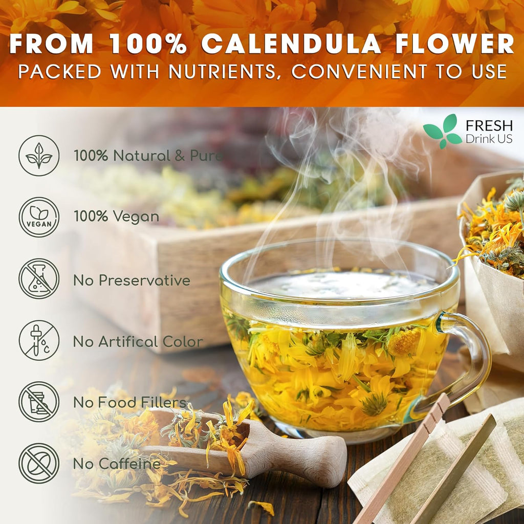 Calendula Flower Herbal Tea Bags