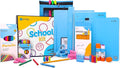 Enday Back to School Supplies for Kids, Blue School Supply Box Grades K-5, Premium Quality Kids School Supplies Kit, Kindergarten School Supplies for Girls and Boys, 78 Piece Set