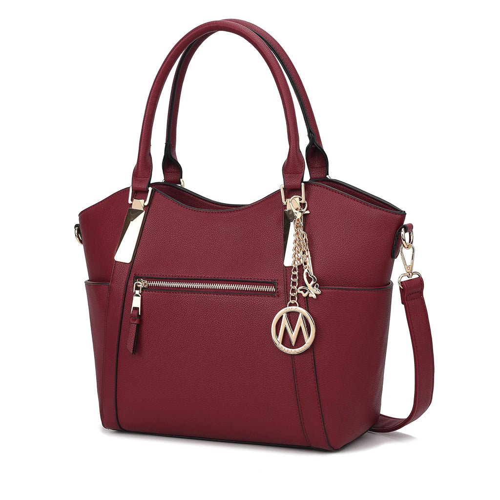 MKF Collection Tote Bag for Women Vegan Leather Shoulder Bag – Top-Handle Purse, Ladies Handbag by Mia K