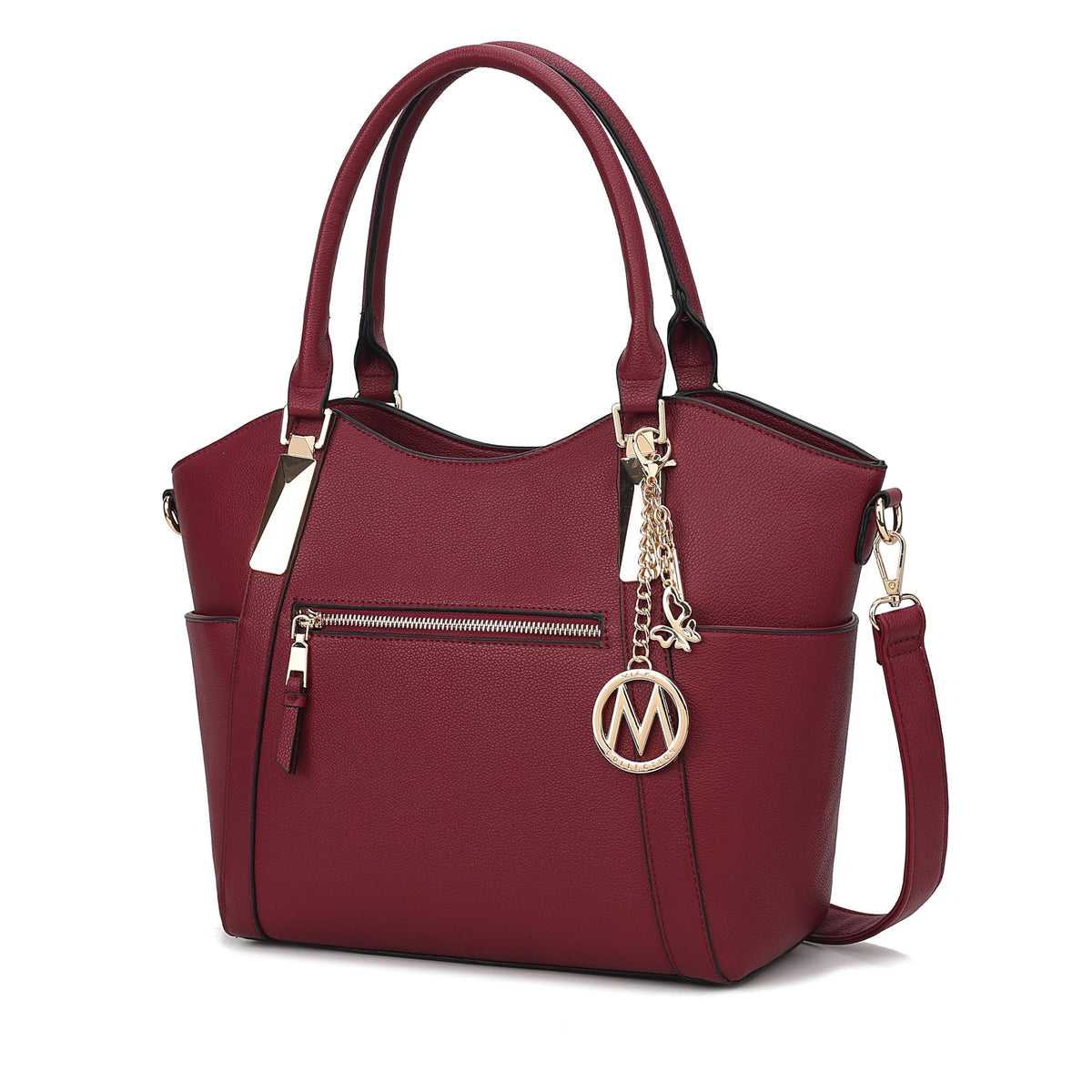 MKF Collection Tote Bag for Women Vegan Leather Shoulder Bag – Top-Handle Purse, Ladies Handbag by Mia K