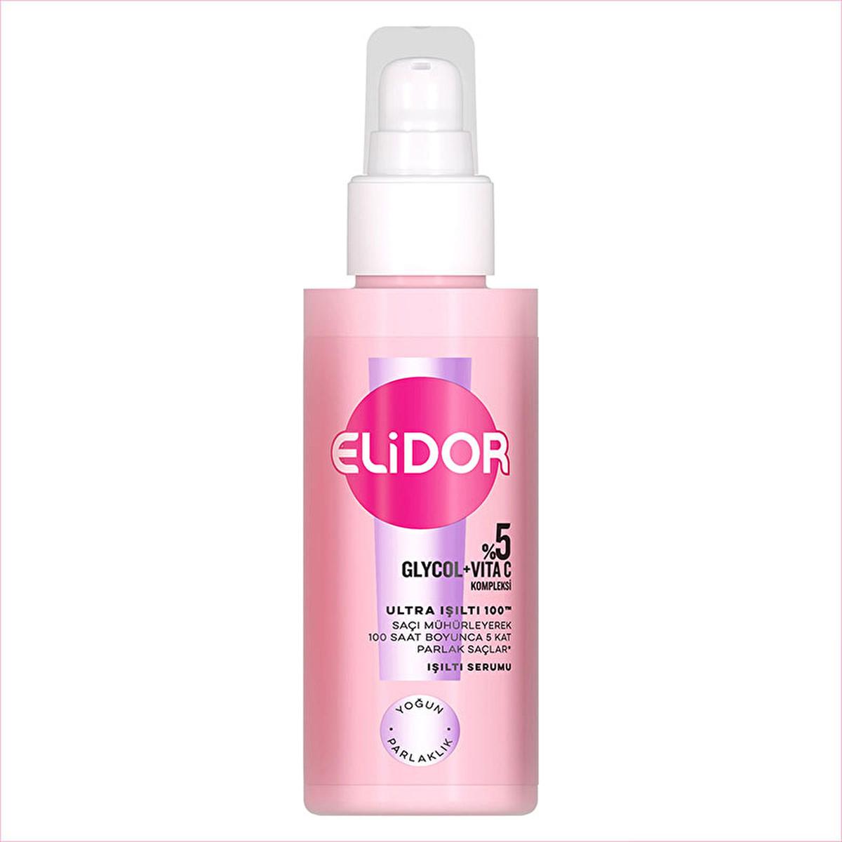 Elidor Ultra Shine 100 Shine Serum - Intense Shine Hair Serum for Dry, Damaged Hair - 3.04 fl oz
