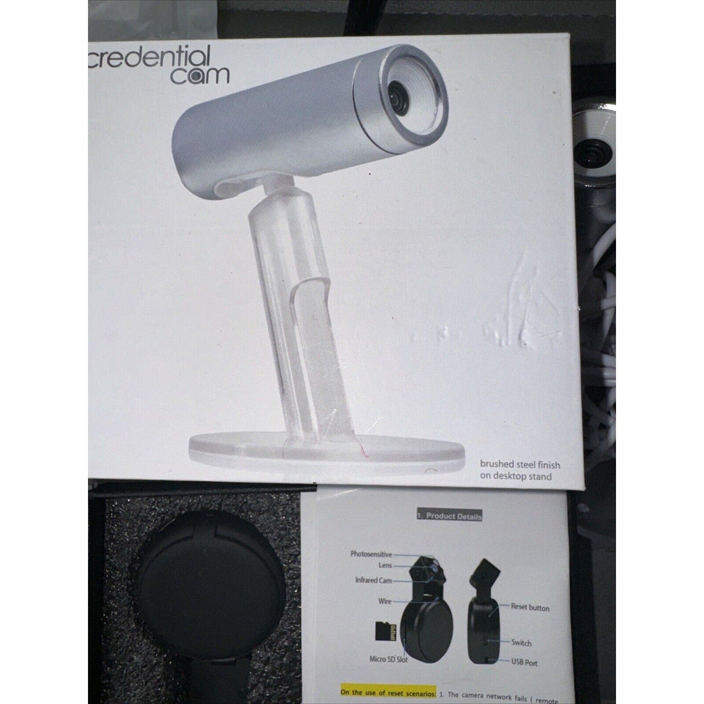 Camera & Tripod Set: Credential Cam, Blue Aluminum Tripods, Mounts & Accessories