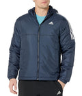 adidas Mens Essentials Insulated Hooded Jacket Ink X-Large