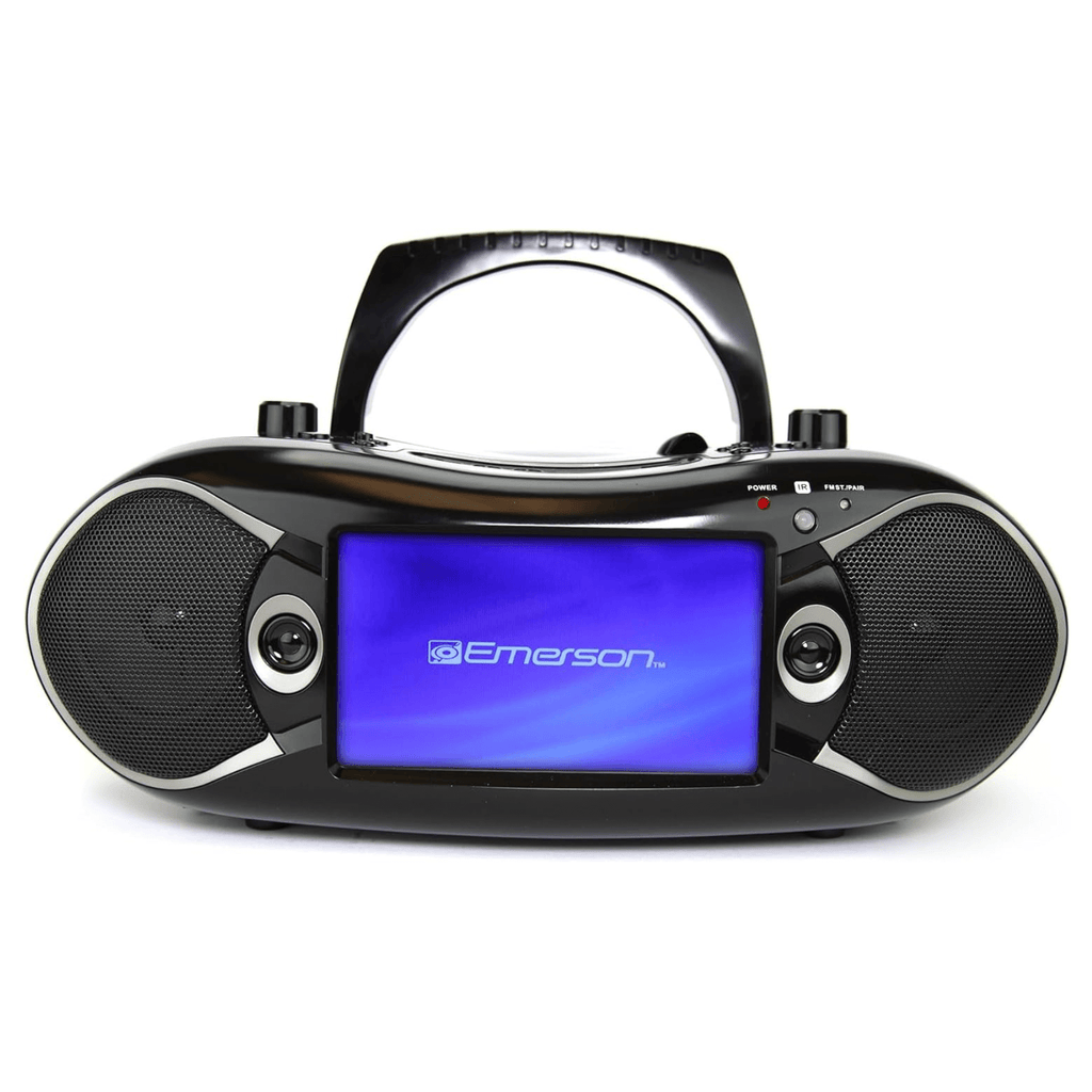 Emerson 7" Bluetooth DVD Boombox Black - Refurbished