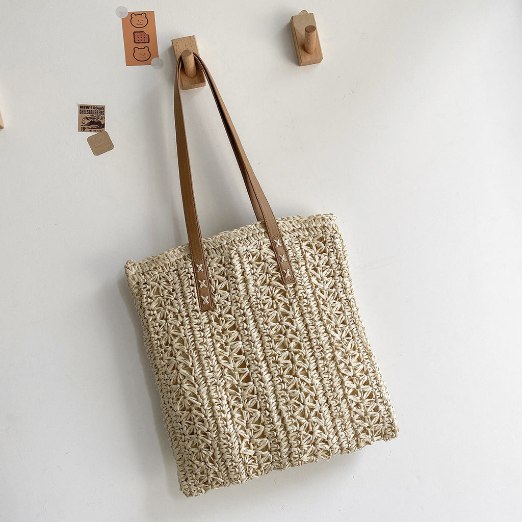 Summer Beach Straw Woven Crossbody Bag