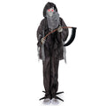 8.5 Feet Halloween Decoration Animated Standing Grim Reaper with Glowing Eyes