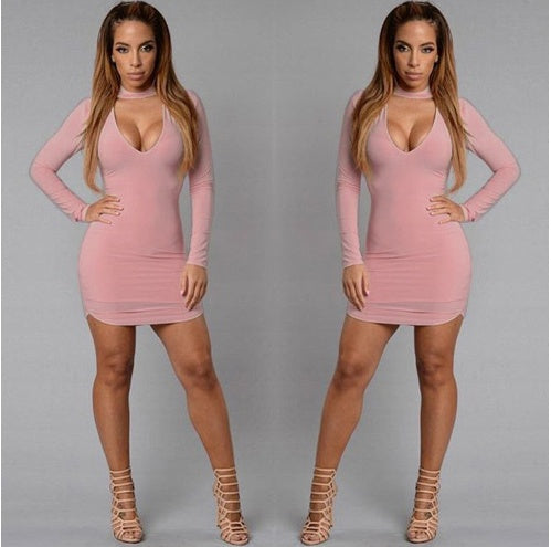 Fast-Selling V Collar Dress