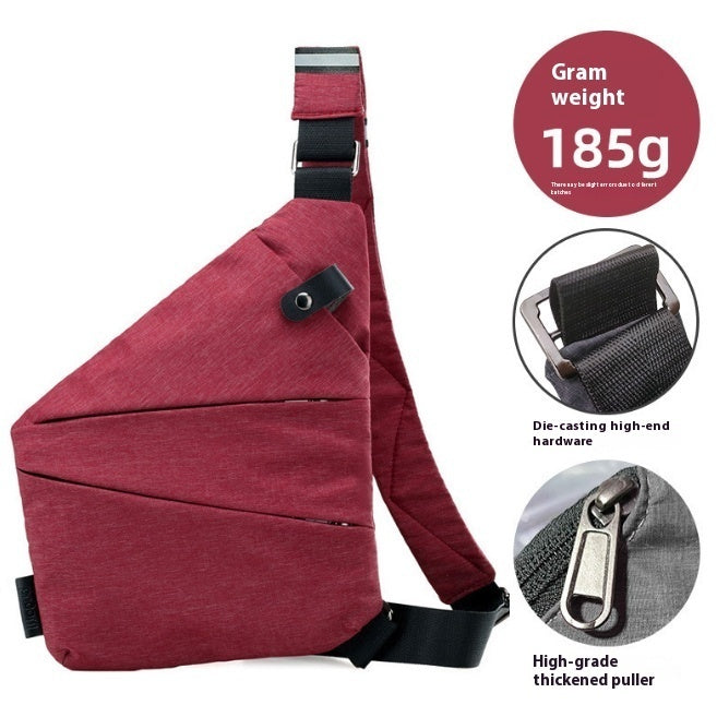 Men's Lightweight Nylon Crossbody Bag