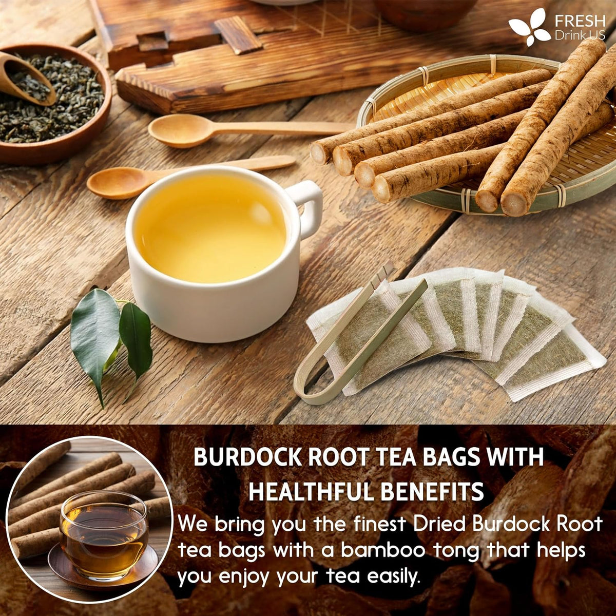 Burdock Root Herbal Tea Bags