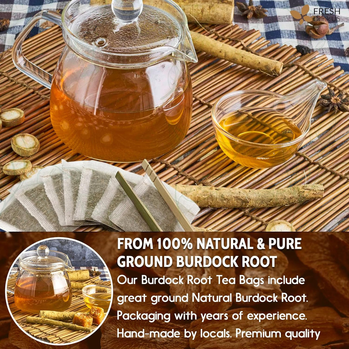 Burdock Root Herbal Tea Bags