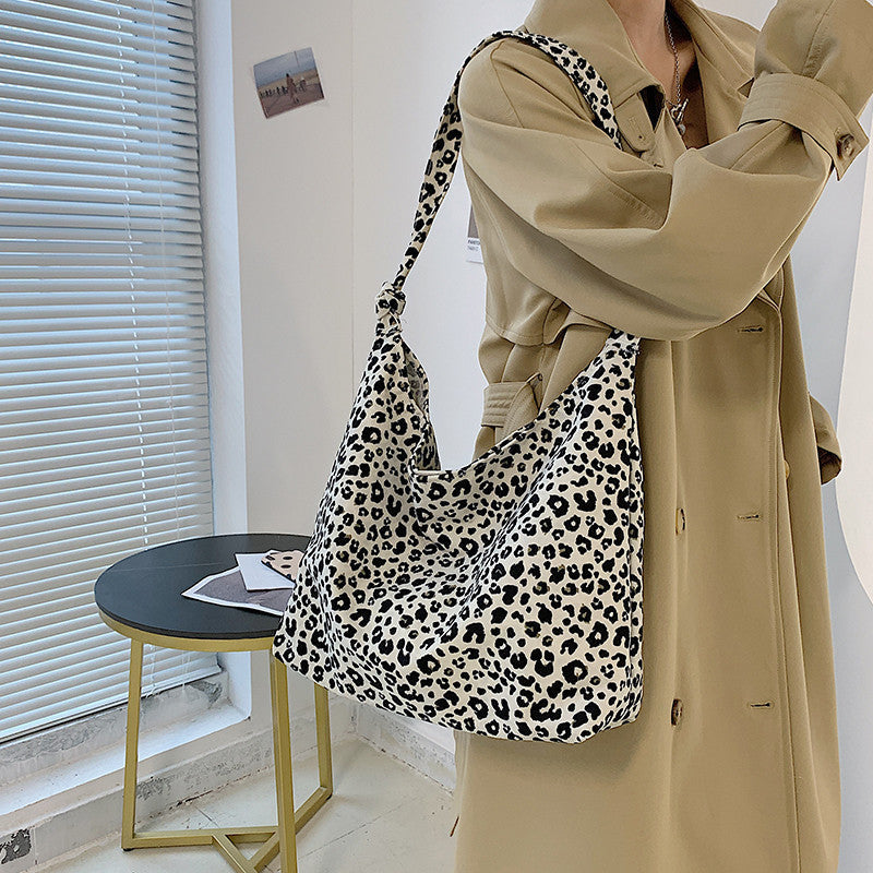 Leopard Print Shoulder Bag