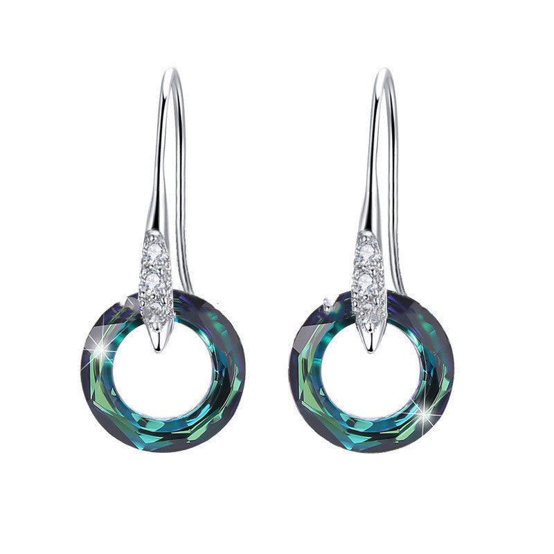 Crystal Universe Ring & Diamond Ear Hook Set