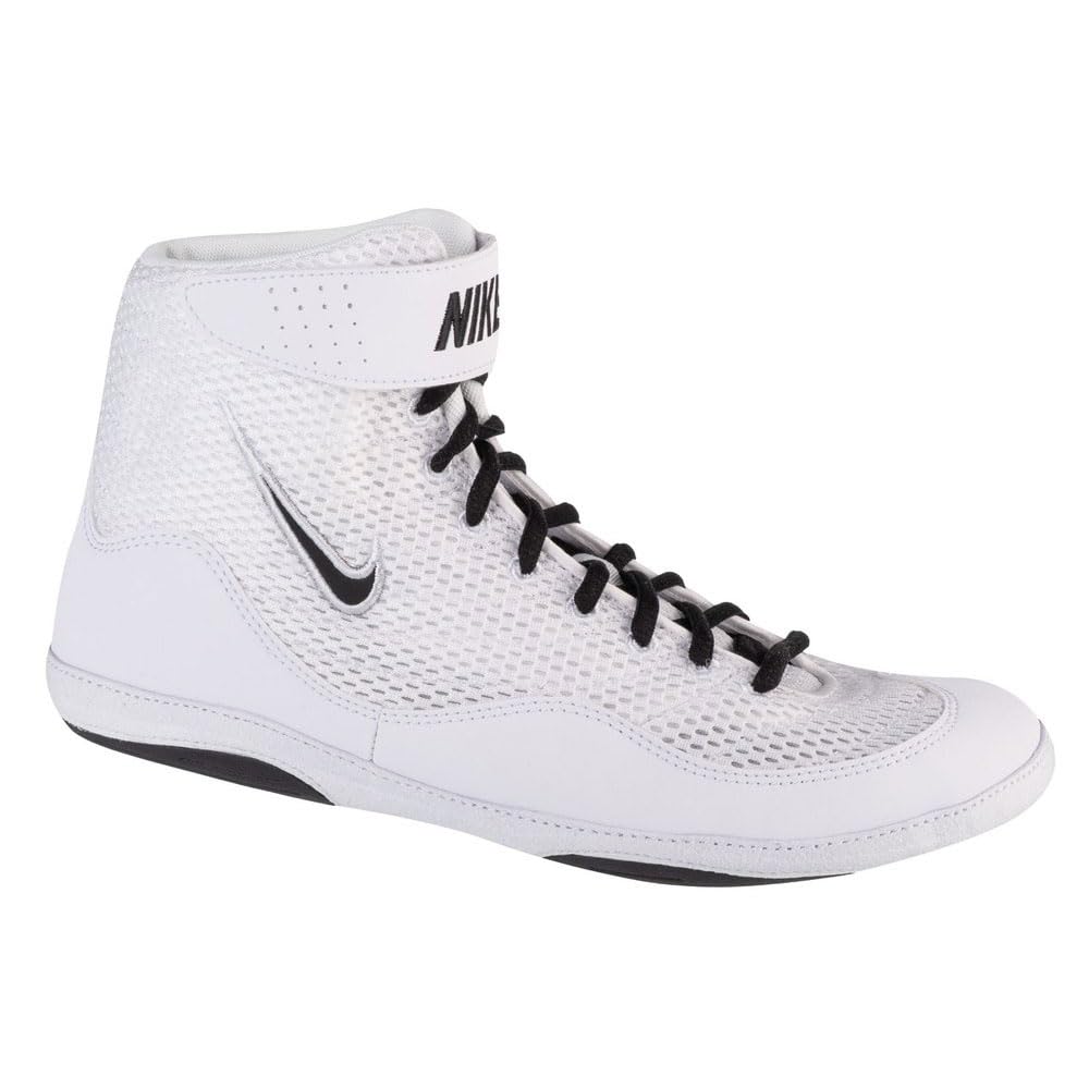 Nike Inflict Wrestling Shoes (325256-101 White/Black/Black) Size 8.5