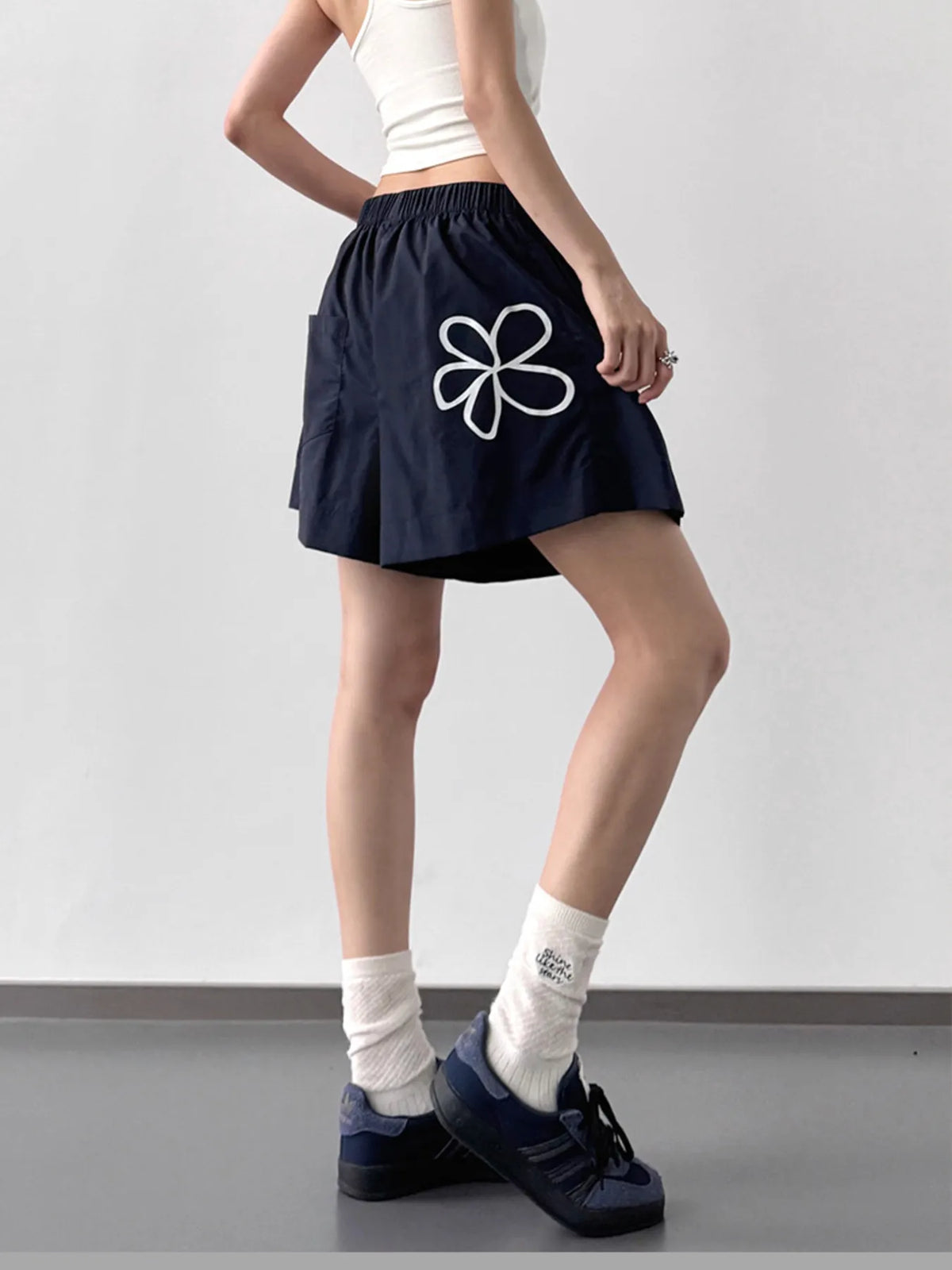 Elastic Waist Shorts