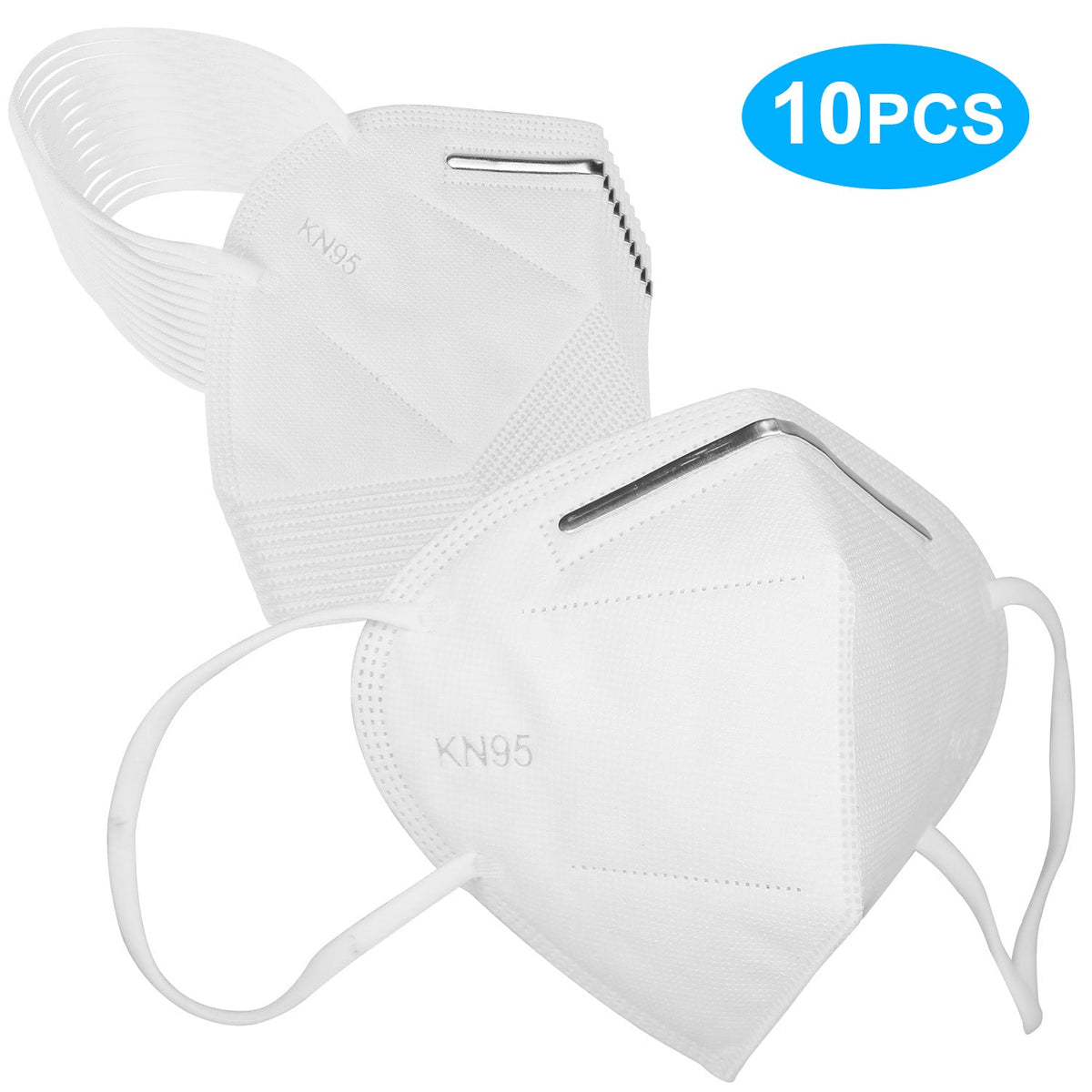 10 PCS Disposable KN95 Mask FFP2 Soft Breathable Protective Mask 95% Filtration Safety Masks Non-woven Fabric Face Mouth Mask