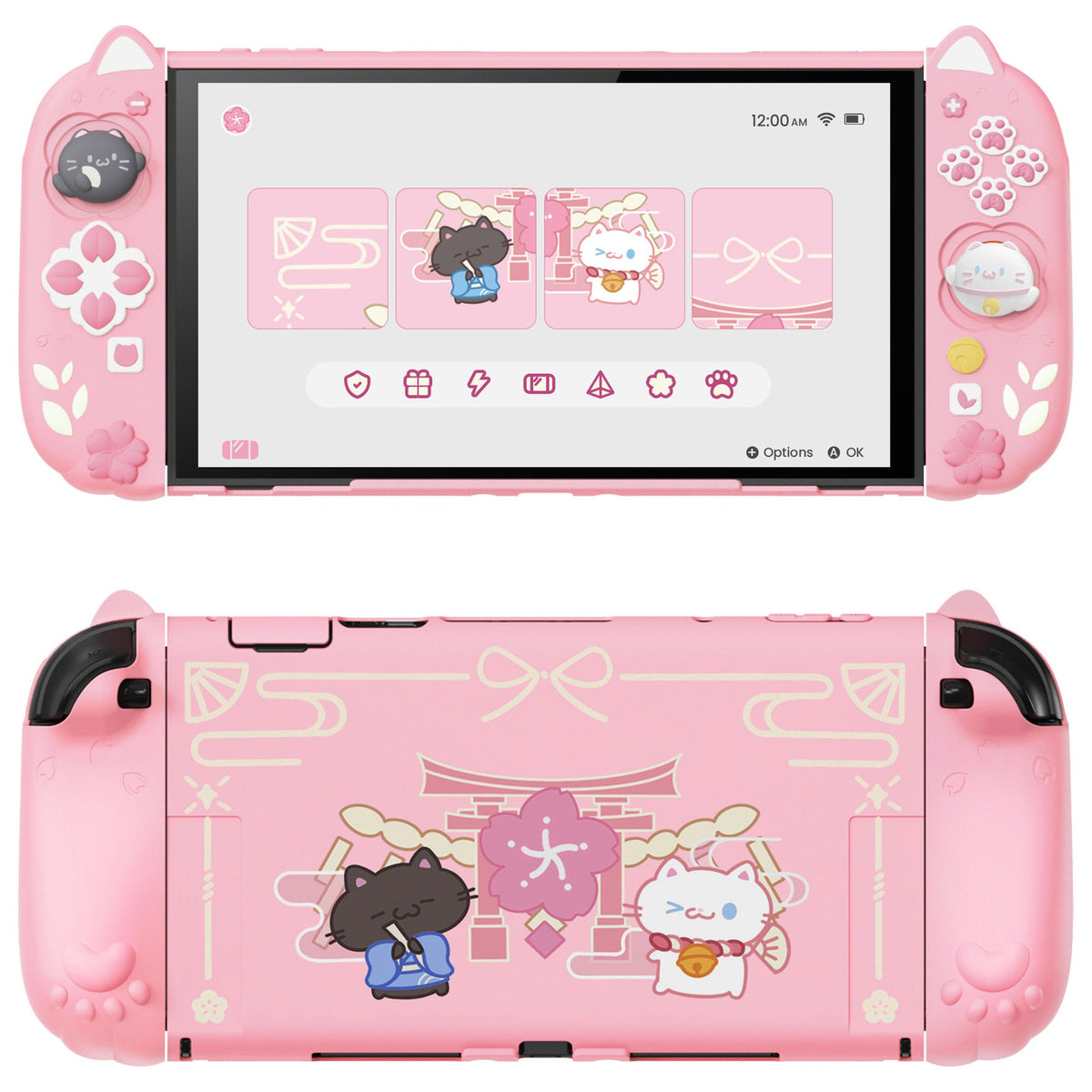 Cartoon Cat Handle Grip Silicone Protective Cover
