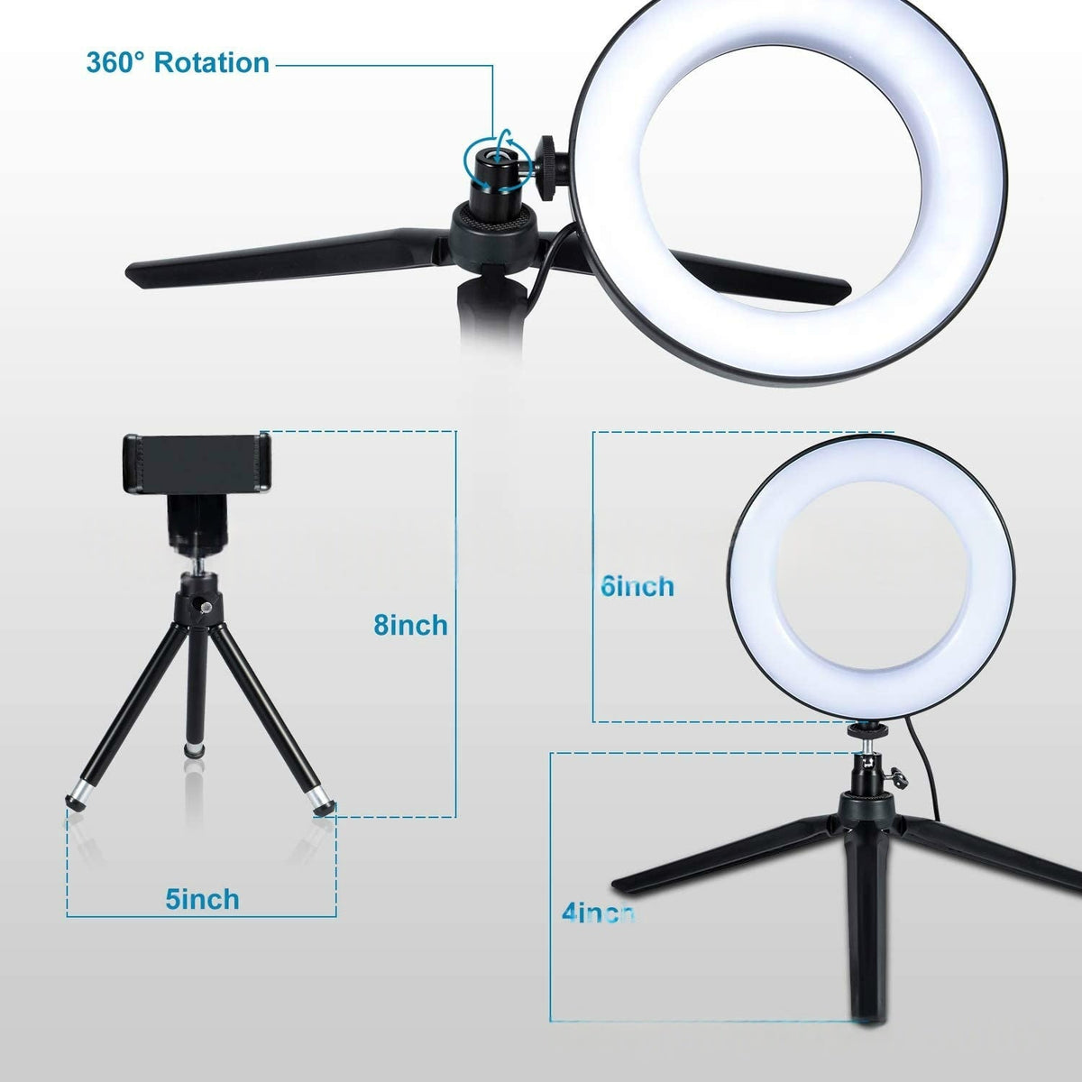 LED Ring Live-Streaming Beauty Light Fill Light With Stand
