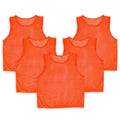 5Pcs Mesh Scrimmage Vests Soccer Basketball Team Training Pinnies Jerseys Shirt Adult Size