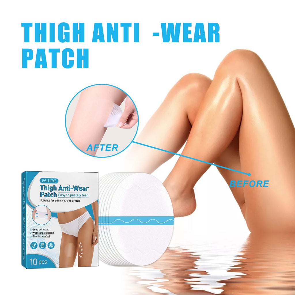 Thigh Anti-Wear Pads, Anti-Friction Invisible Thigh High Elastic Leg Protector Knee Calf Casual Pads