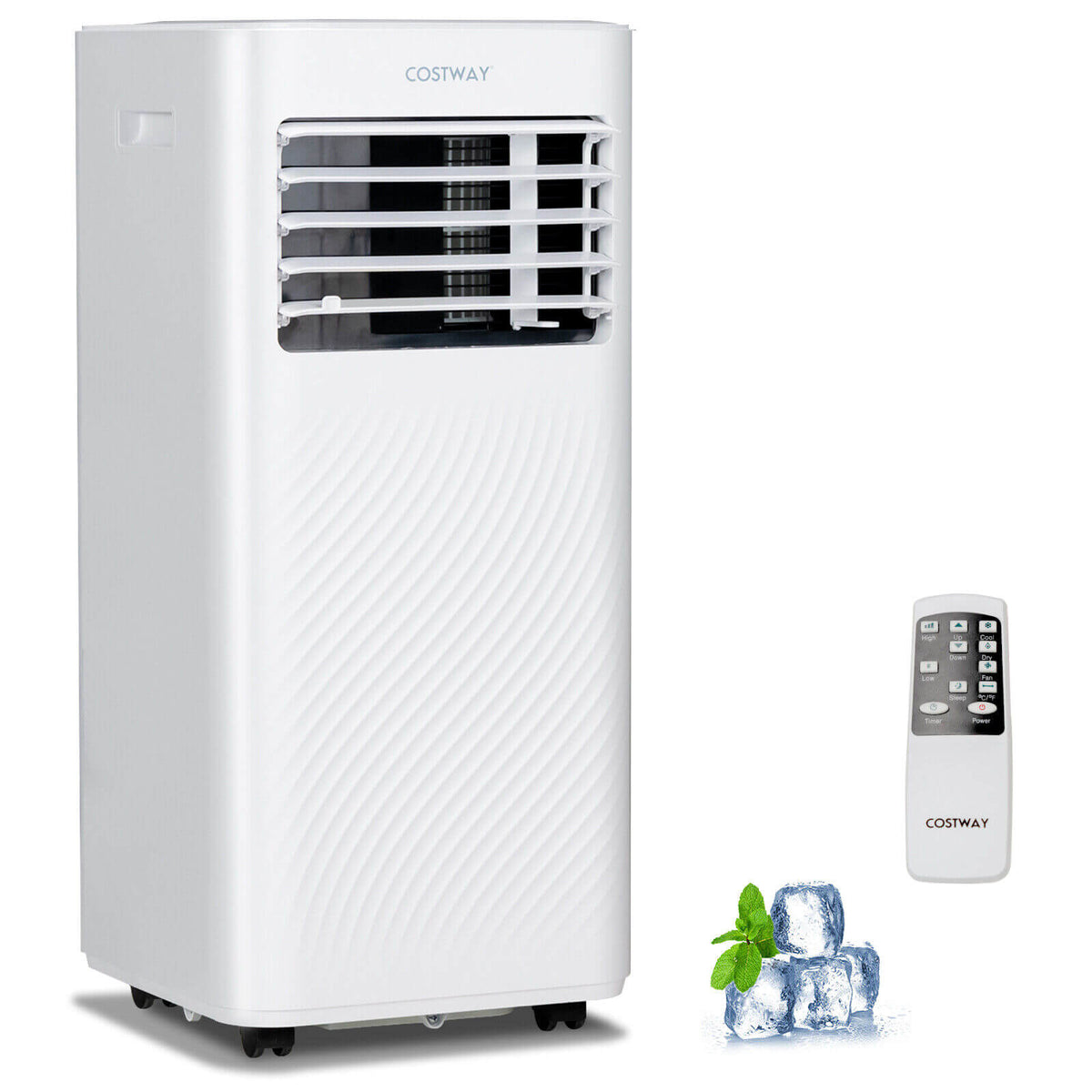 10000 BTU 4-in-1 Portable Air Conditioner with Dehumidifier and Sleep Mode