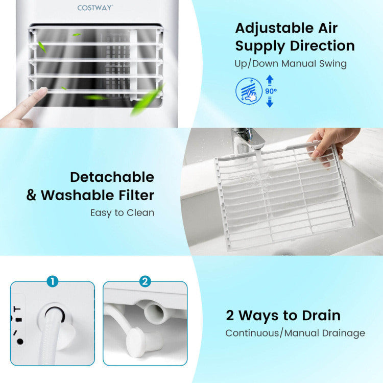 8000 BTU Portable AC w/ Timer