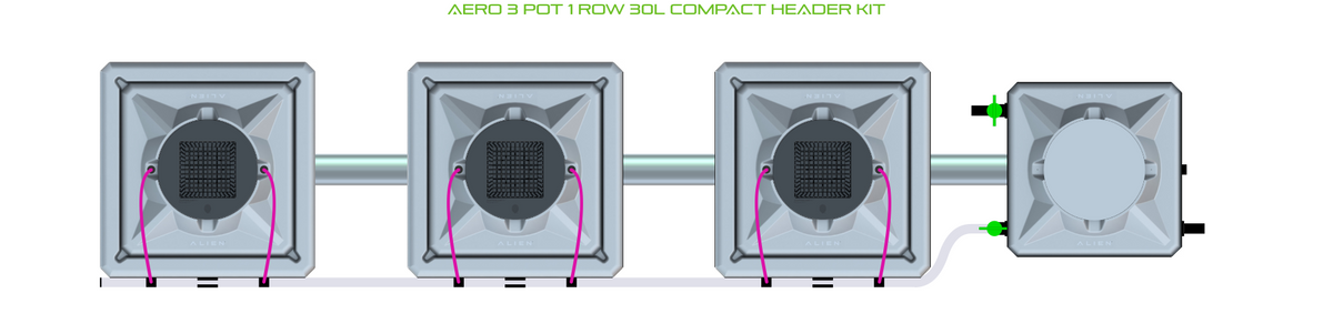 ALIEN AERO 3 Pot 1 Row Kit