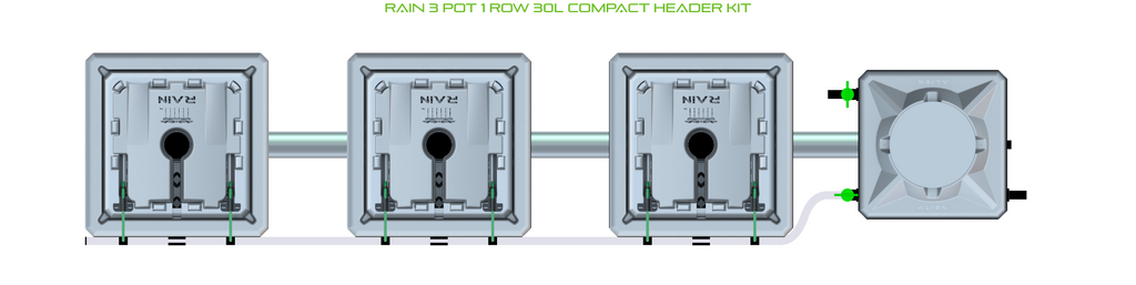 ALIEN RAIN 3 Pot 1 Row Kit