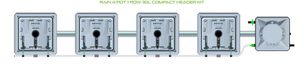 ALIEN RAIN 4 Pot 1 Row Kit