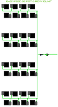 ALIEN EasyFeed 32 Pot 8 Row Kit