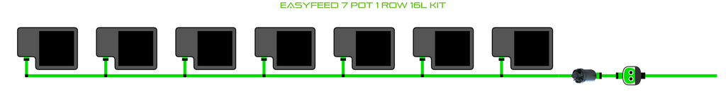 ALIEN EasyFeed 7 Pot 1 Row Kit