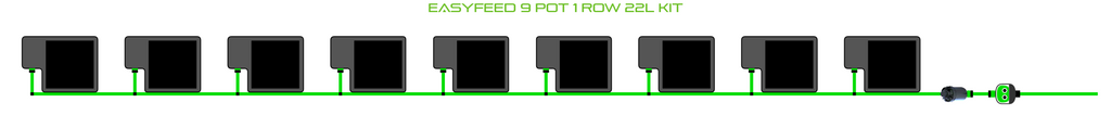 ALIEN EasyFeed 9 Pot 1 Row Kit