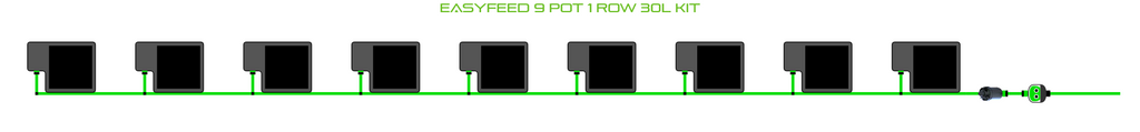ALIEN EasyFeed 9 Pot 1 Row Kit