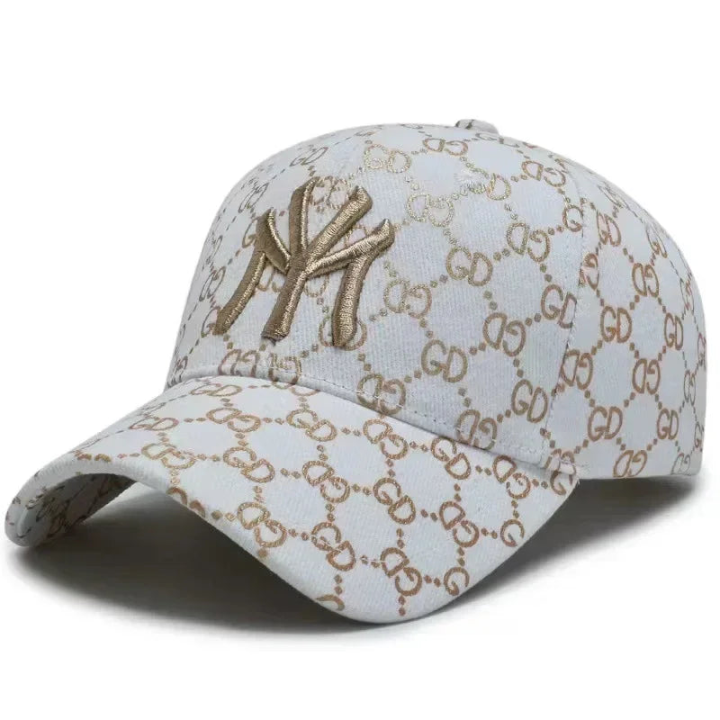 Fashion Men Women Cotton Embroidery for MY Baseball Caps Outdoor Sport Fishing Golf Sunshade Adjustable Hat Casual Four Seasons