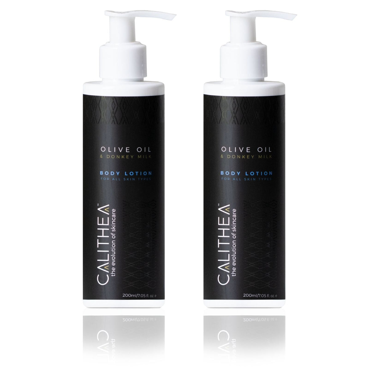 Olive Oil & Donkey Milk Body Lotion - For All Skin Types - 200mL - 2-Pack